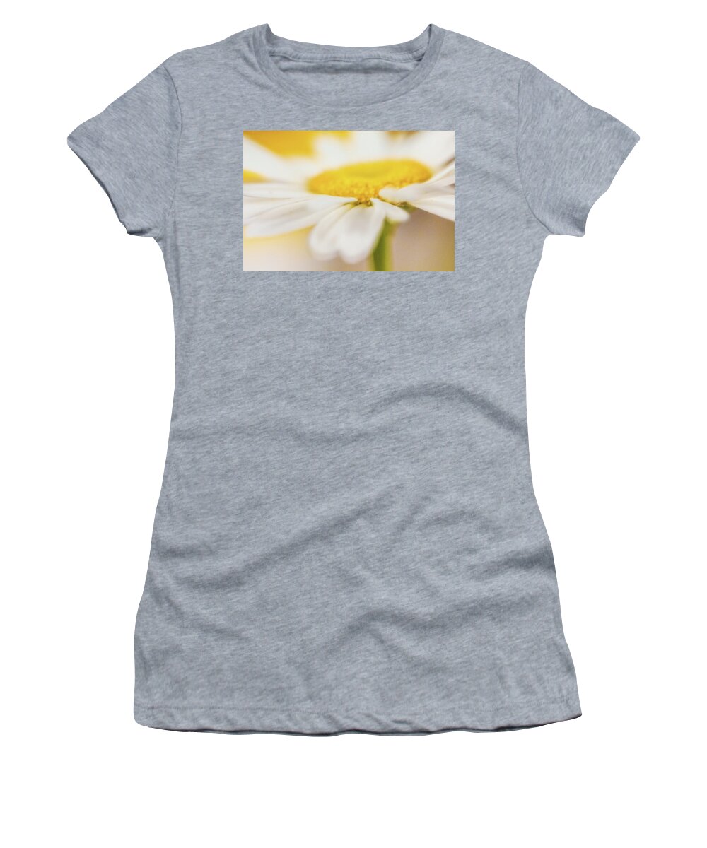 Flower Women's T-Shirt featuring the photograph Essence of a Daisy by Laura Roberts