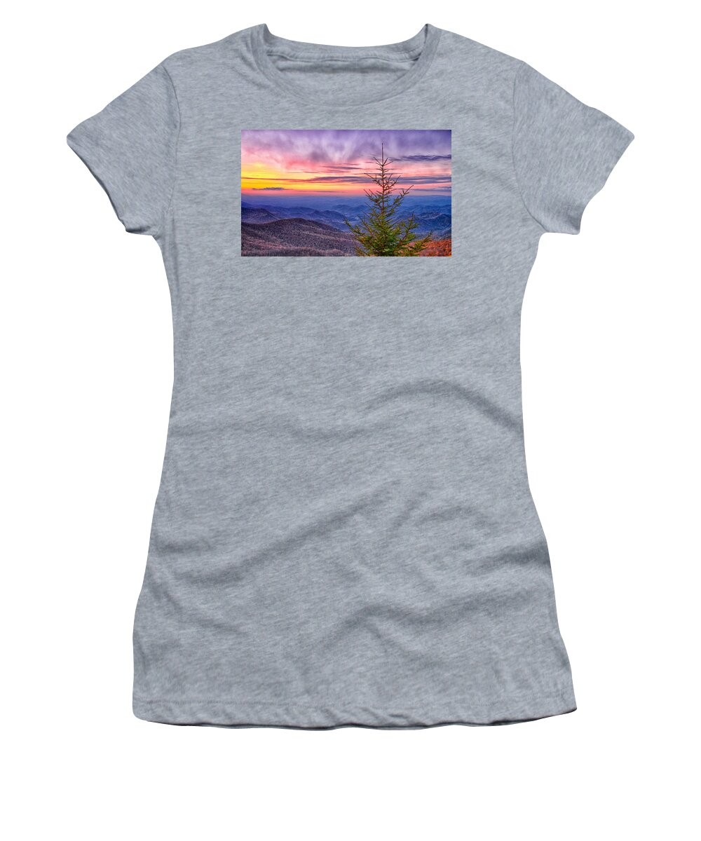 Sunset Women's T-Shirt featuring the photograph Evening Glow by Blaine Owens