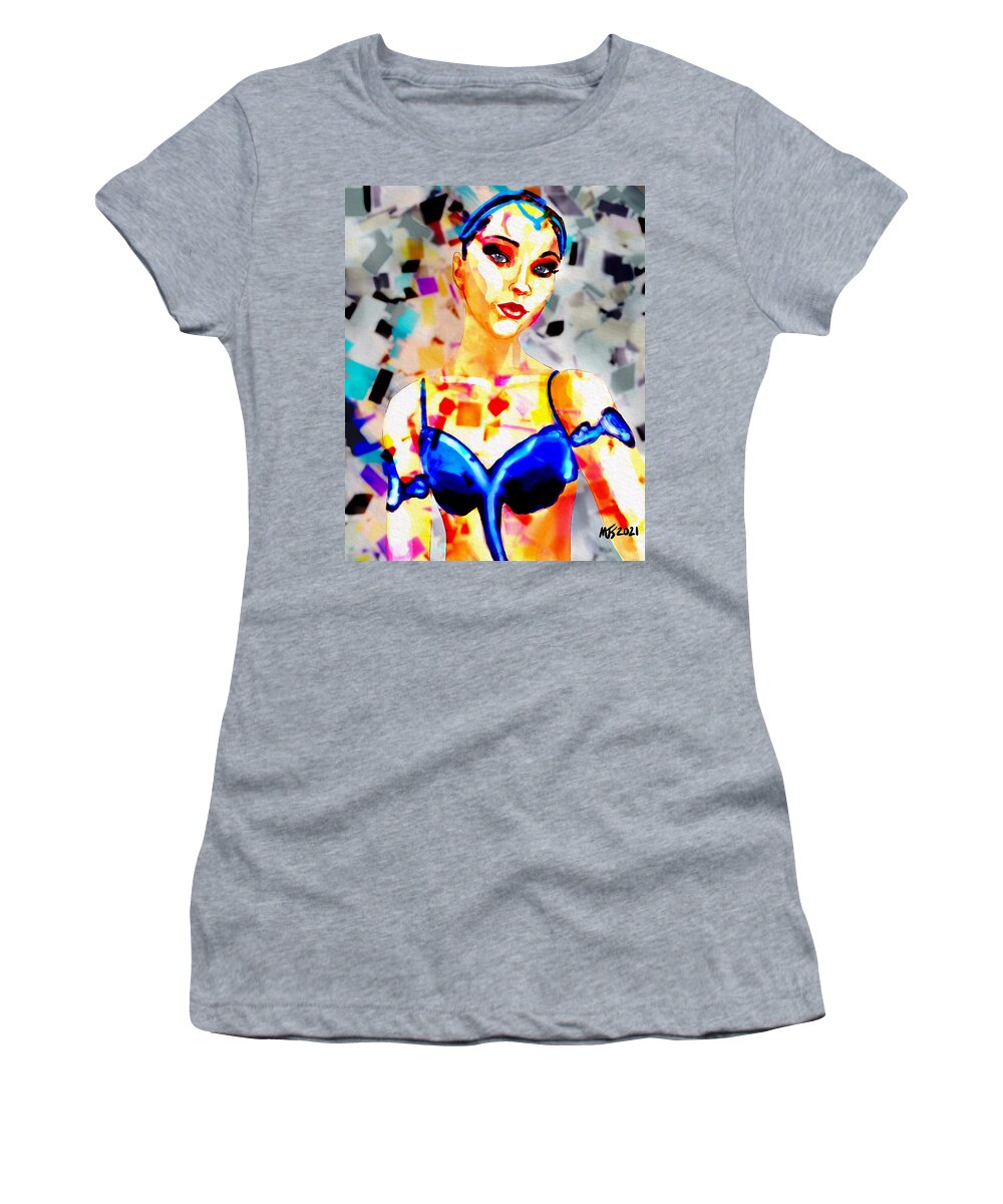 Dancer Women's T-Shirt featuring the digital art Exotic by Michael Kallstrom