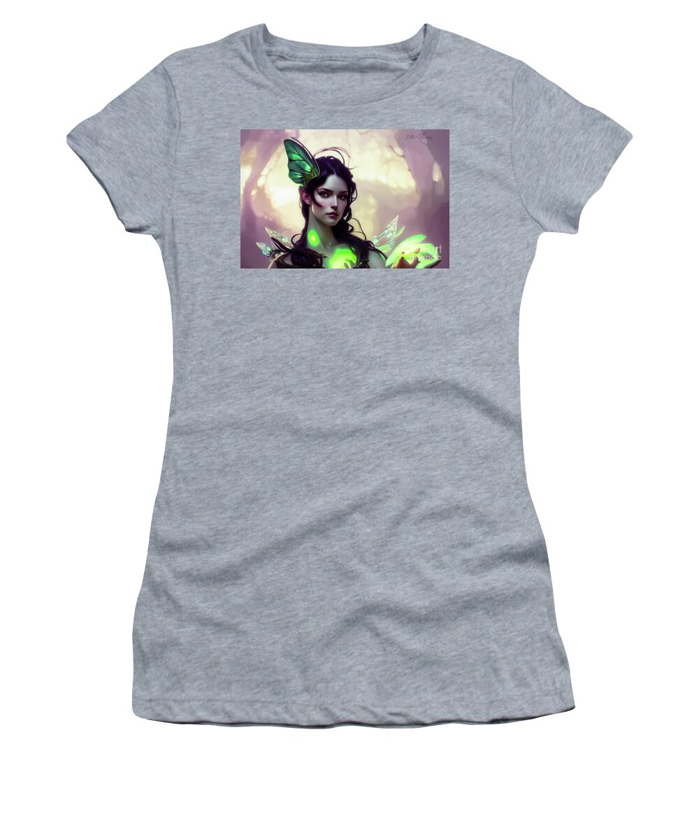 Fairy Women's T-Shirt featuring the digital art Fairy Queen 4 by JB Thomas