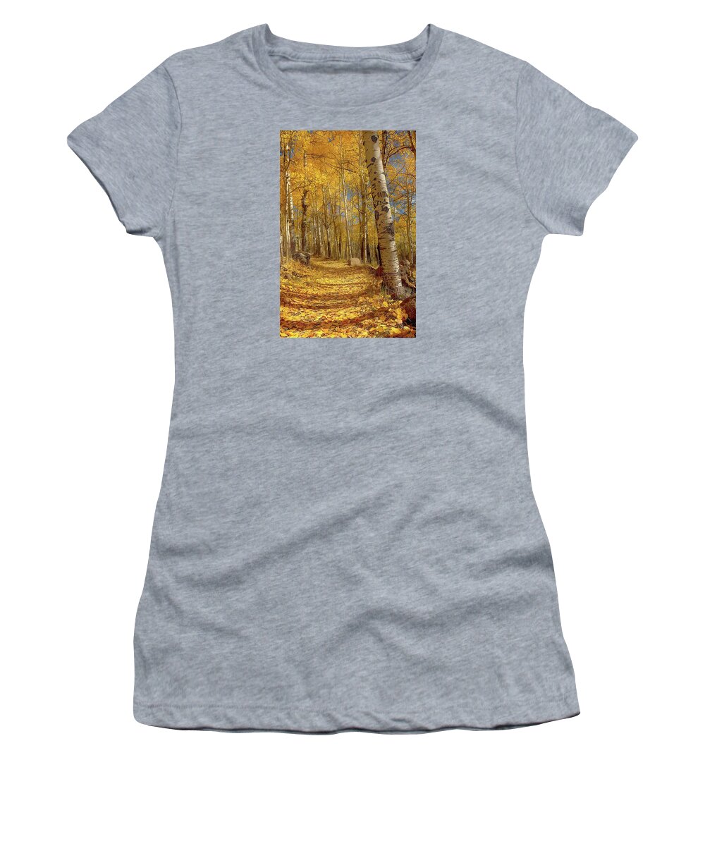 Autumn Women's T-Shirt featuring the photograph Fall In Love by Rebecca Herranen