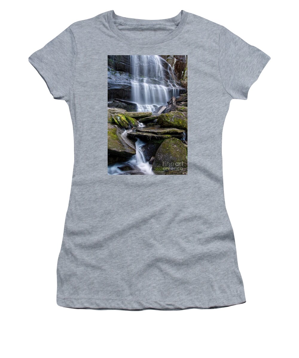 Adventure Women's T-Shirt featuring the photograph Falls Branch Falls 15 by Phil Perkins