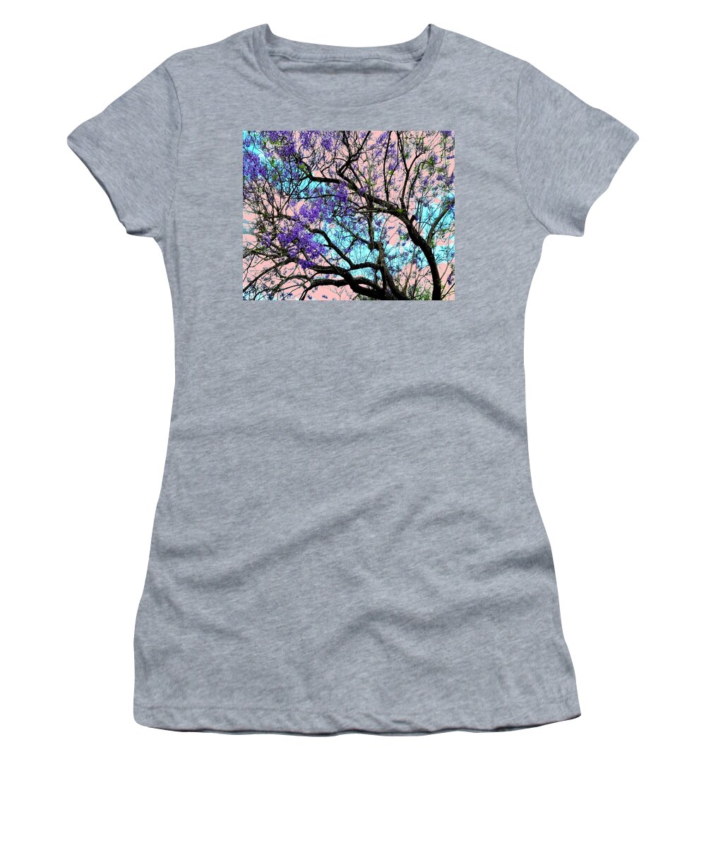 Abstract Women's T-Shirt featuring the digital art Fantasy by T Oliver