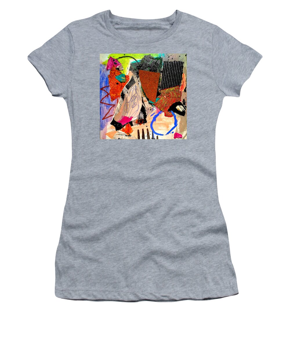 Painting Women's T-Shirt featuring the painting Feeling Fabulous by Janis Kirstein