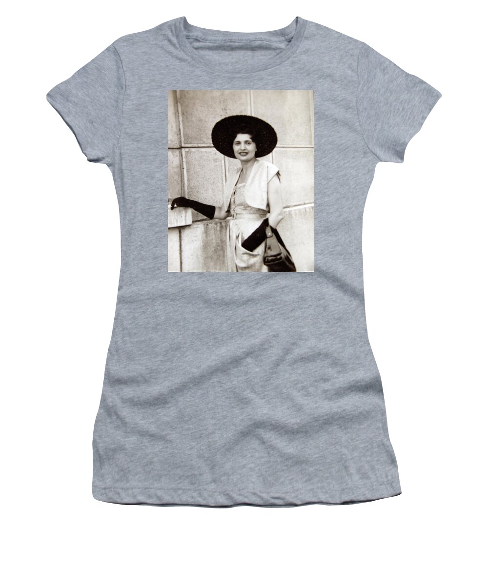 Woman Women's T-Shirt featuring the photograph Femme Chic by Jessica Jenney