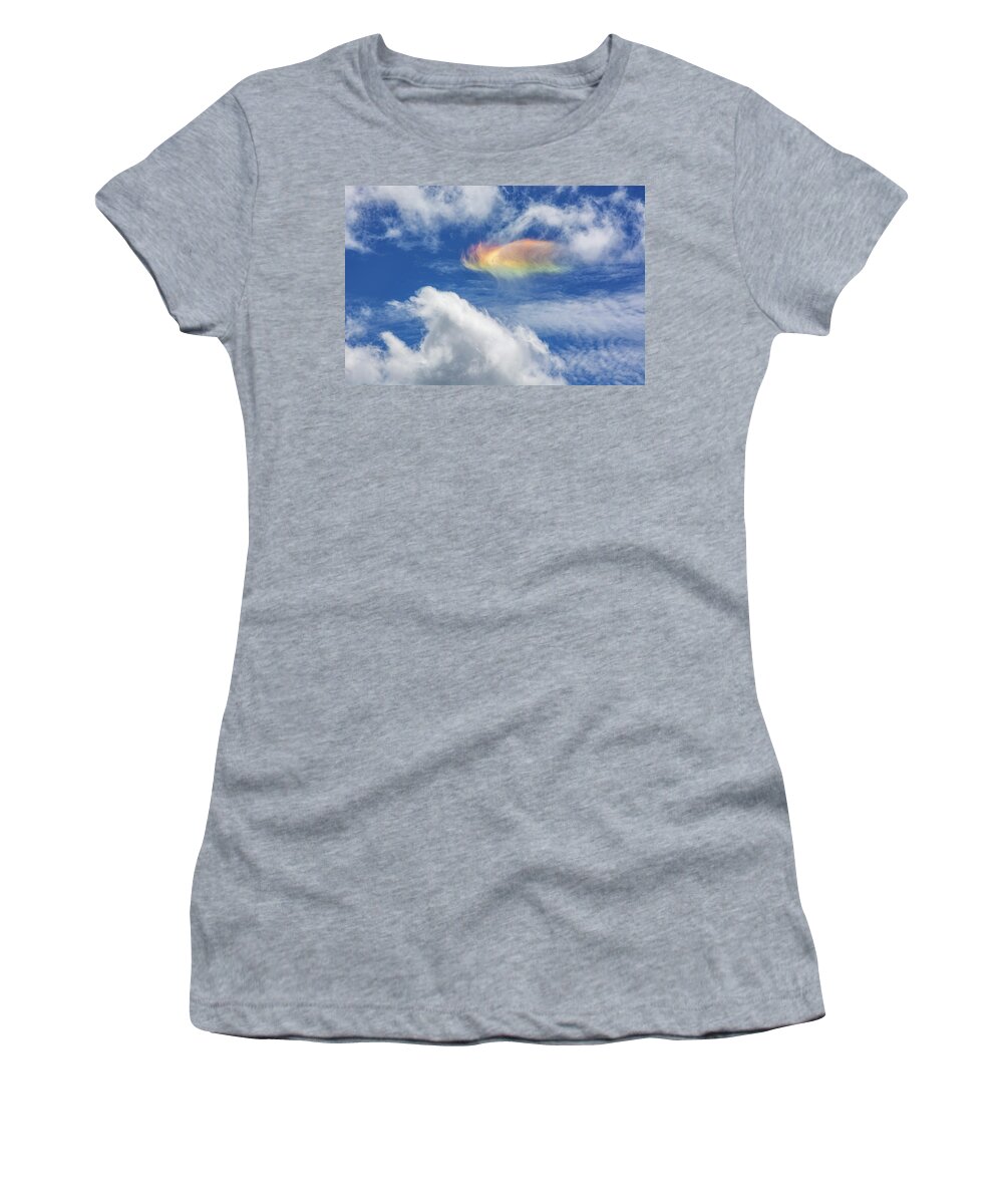 Colours Women's T-Shirt featuring the photograph Fire Rainbow by Pelo Blanco Photo