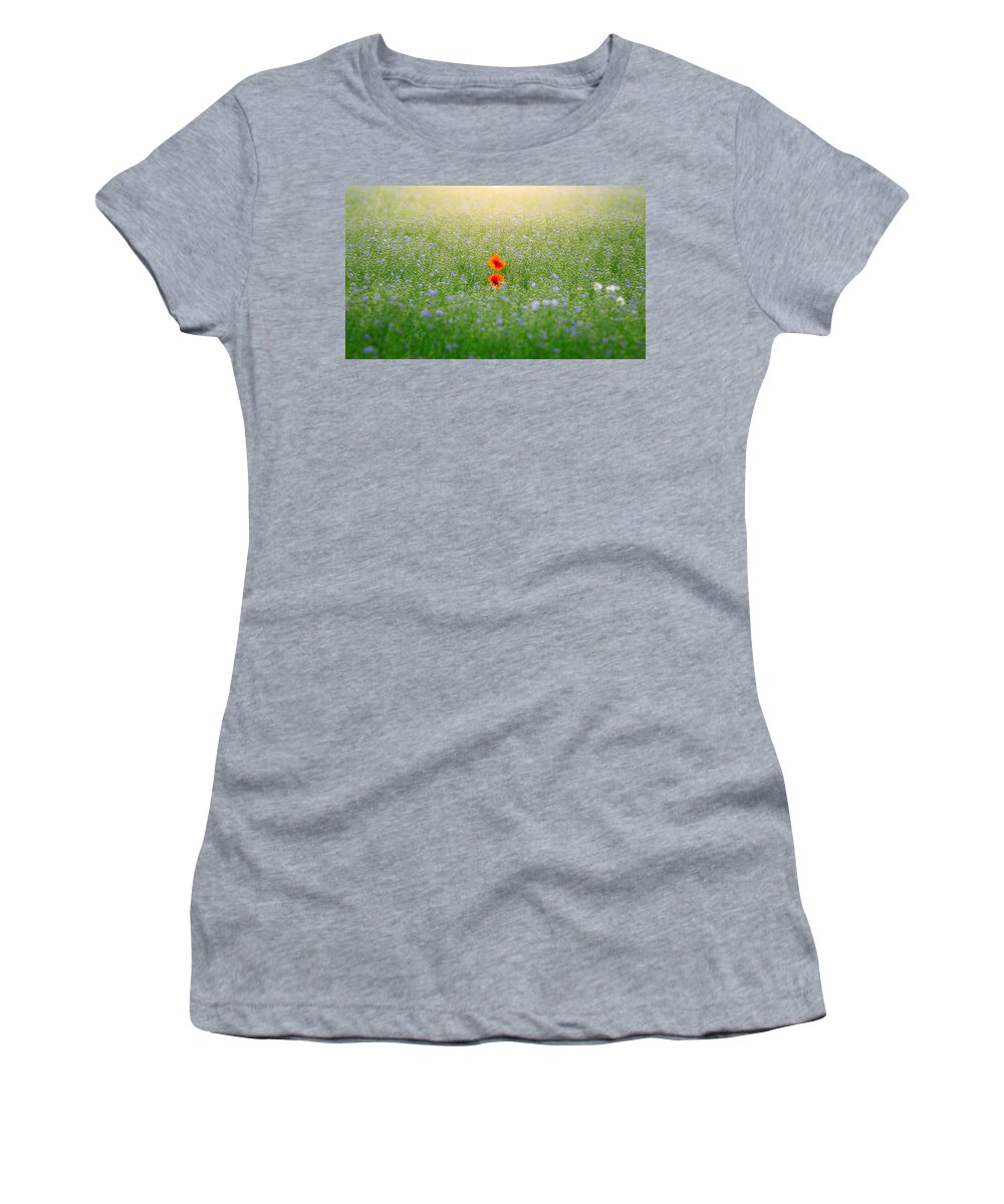 Flowers Women's T-Shirt featuring the photograph Flowers by Photography by KO