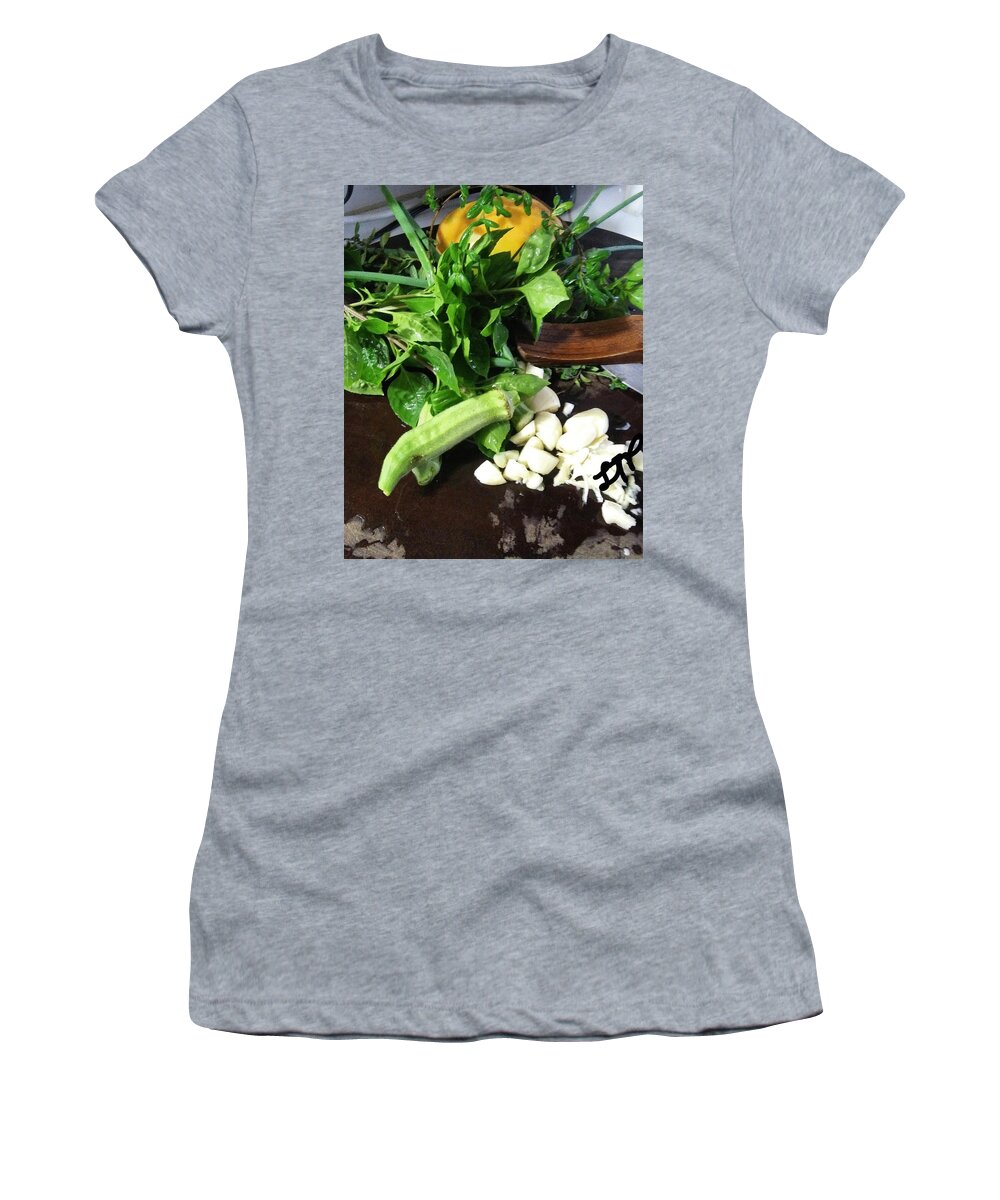 Food Women's T-Shirt featuring the photograph Food is Medicine by Esoteric Gardens KN