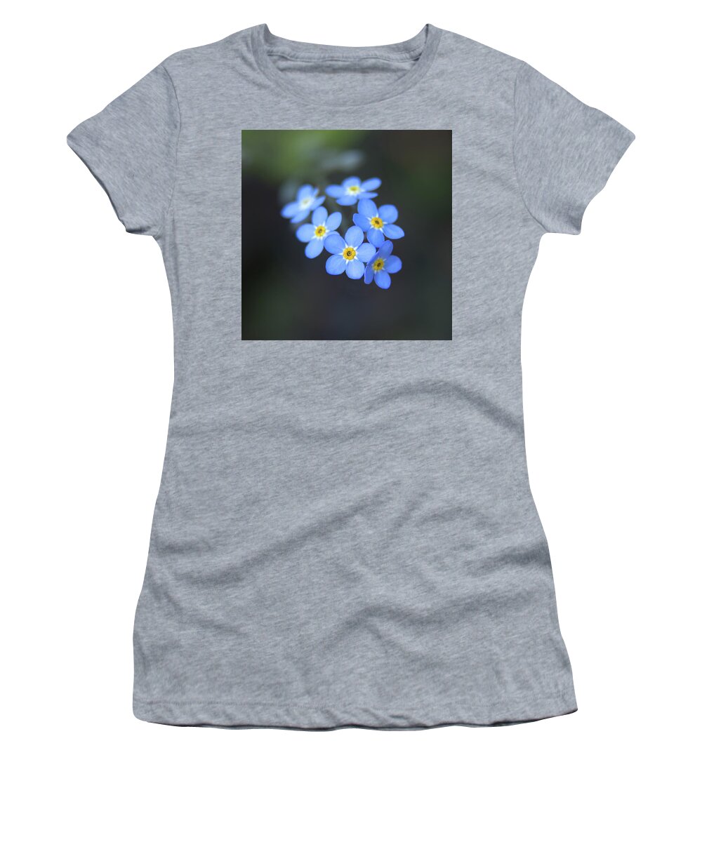 Flower Women's T-Shirt featuring the photograph Forget Me Not by Loyd Towe Photography