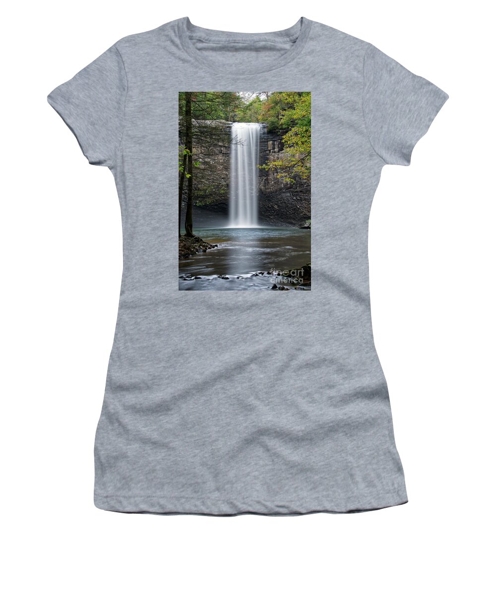 Foster Falls Women's T-Shirt featuring the photograph Foster Falls 13 by Phil Perkins