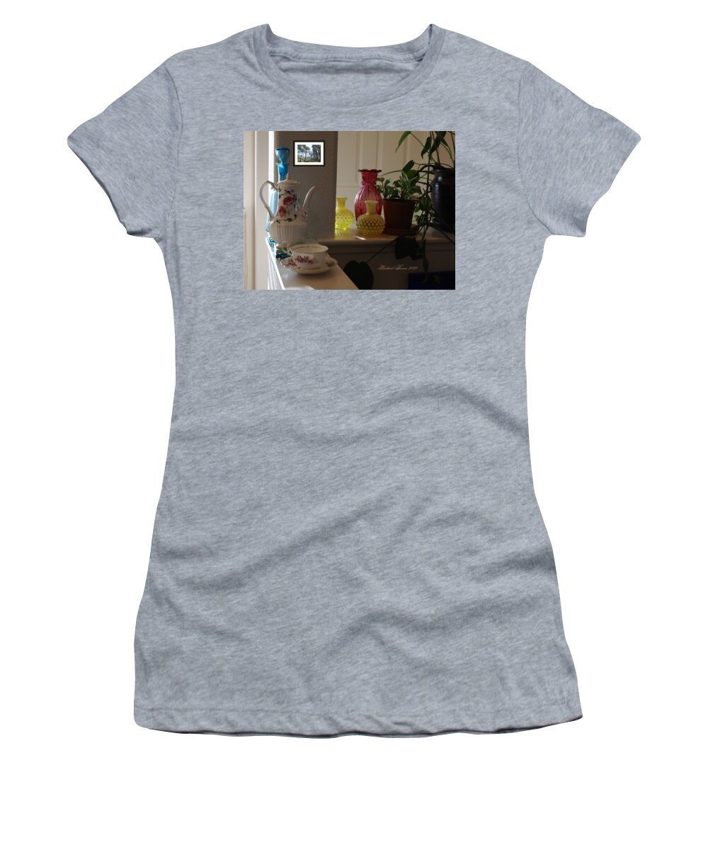 Still Life Women's T-Shirt featuring the photograph Framed Forest by Richard Thomas