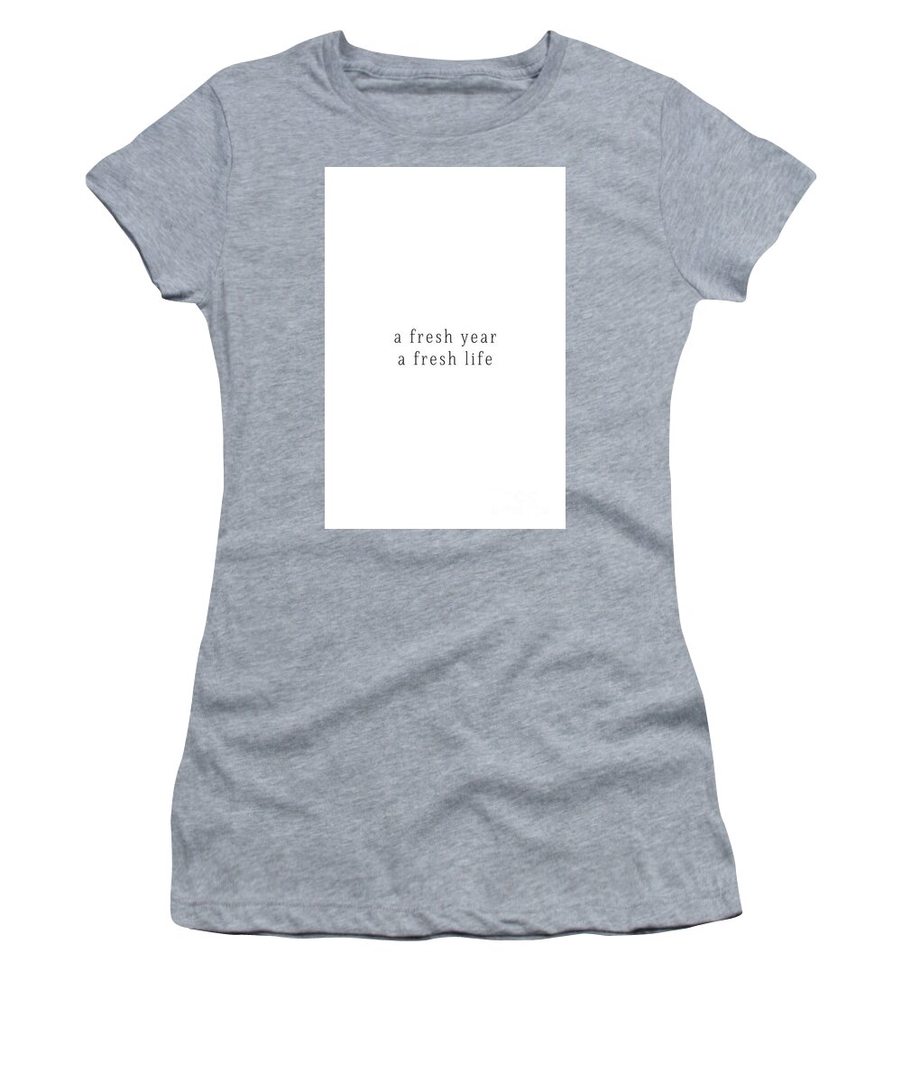 Minimalism Women's T-Shirt featuring the photograph Fresh Year by Andrea Anderegg