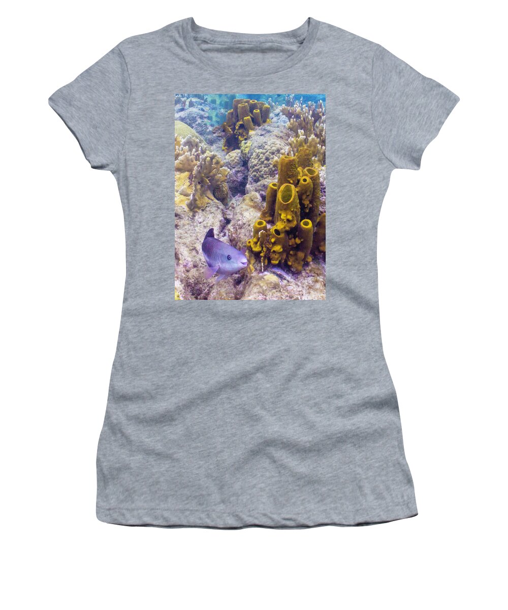 Ocean Women's T-Shirt featuring the photograph Friendly Queen by Lynne Browne