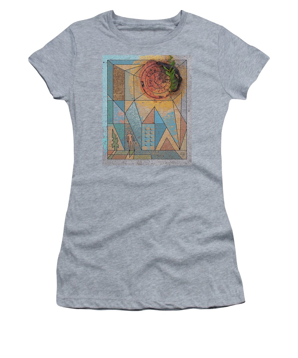 Objects Women's T-Shirt featuring the digital art G-Force by David Squibb