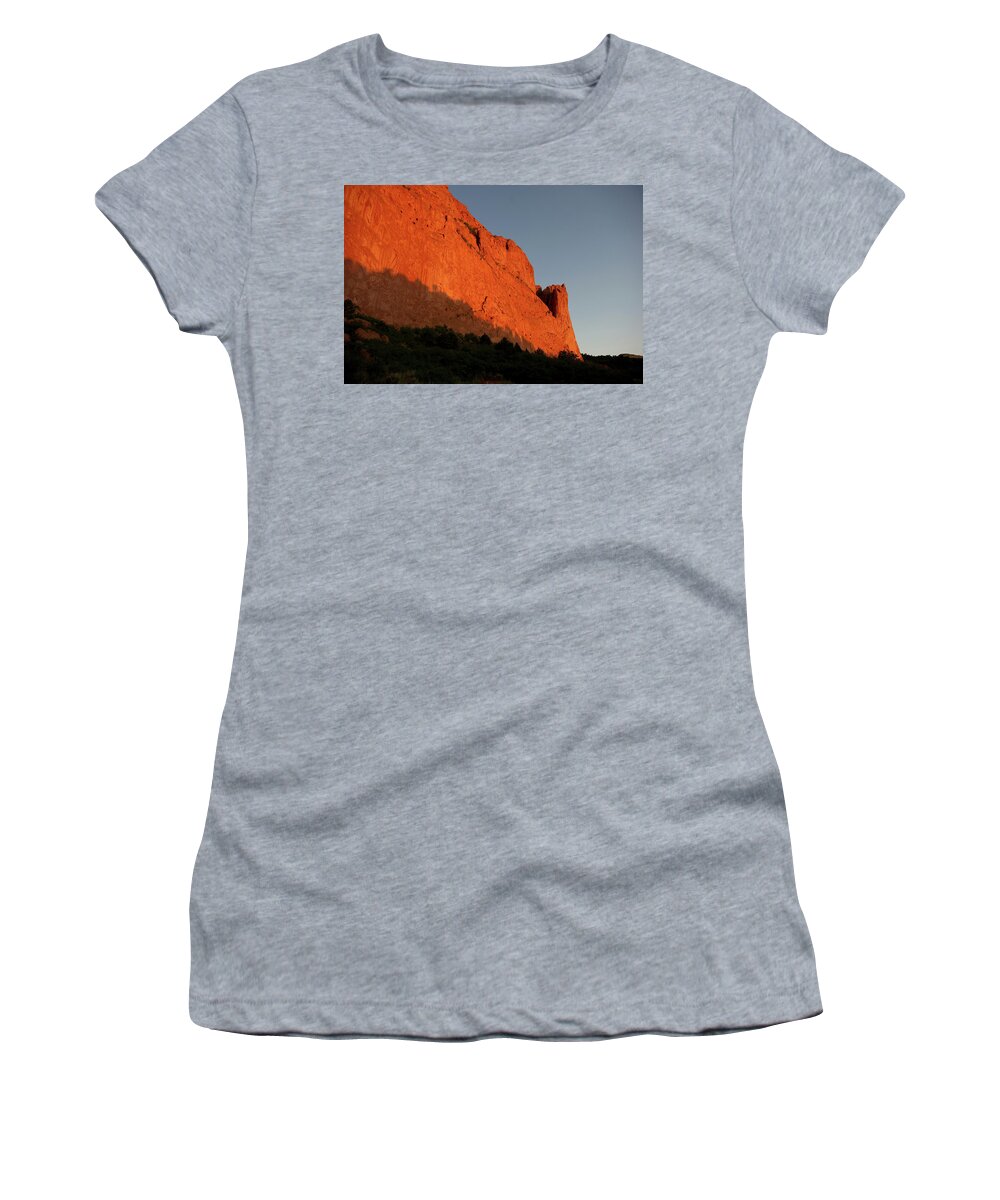 Co Women's T-Shirt featuring the photograph Garden of the Gods by Doug Wittrock