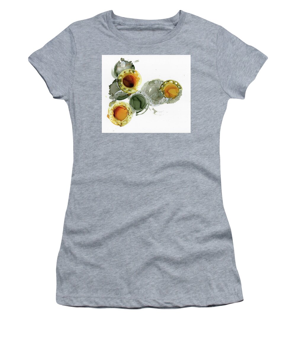 Gears Women's T-Shirt featuring the painting Lost And by Christy Sawyer