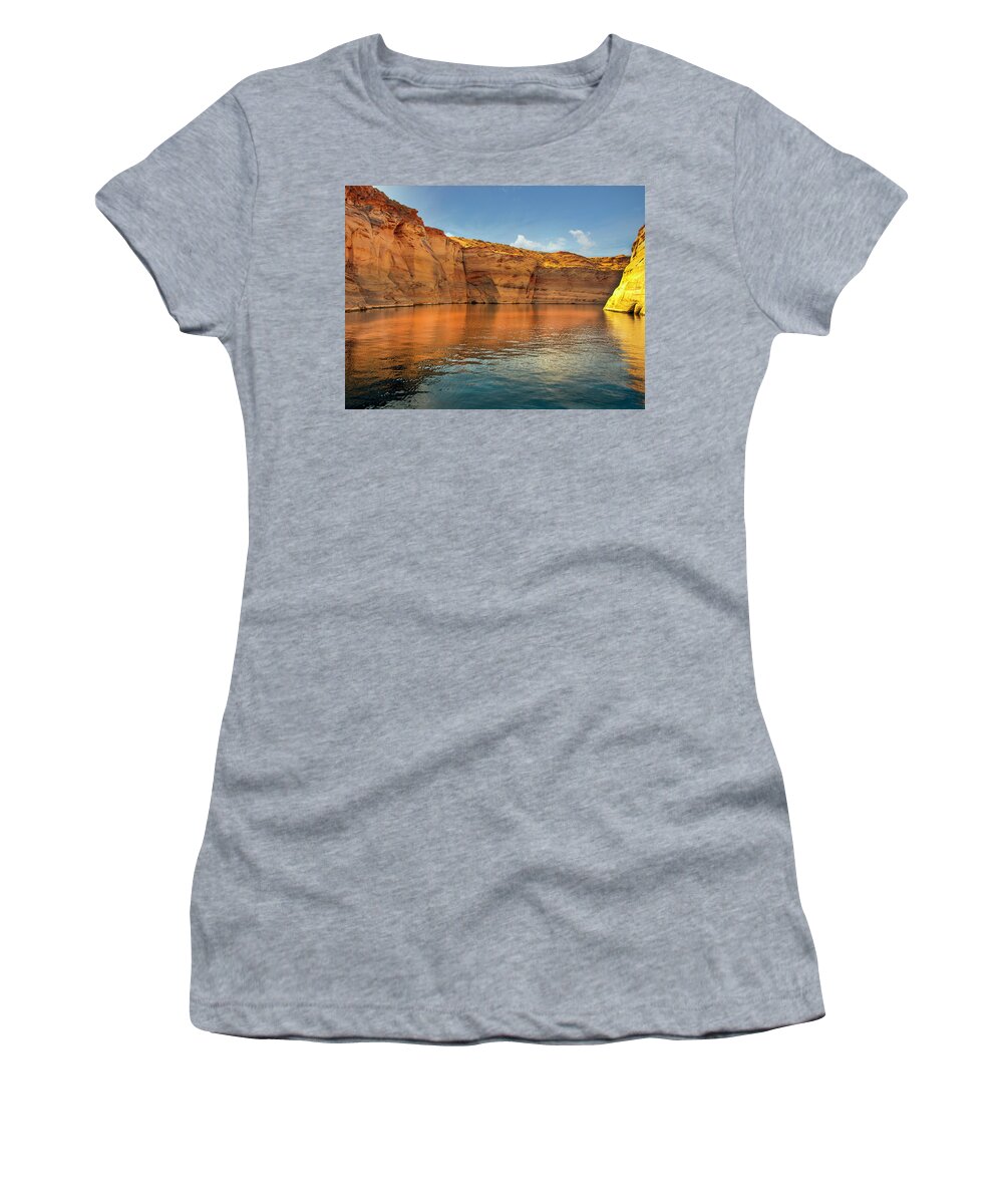 Page Az Women's T-Shirt featuring the photograph Glen Canyon by Jerry Cahill