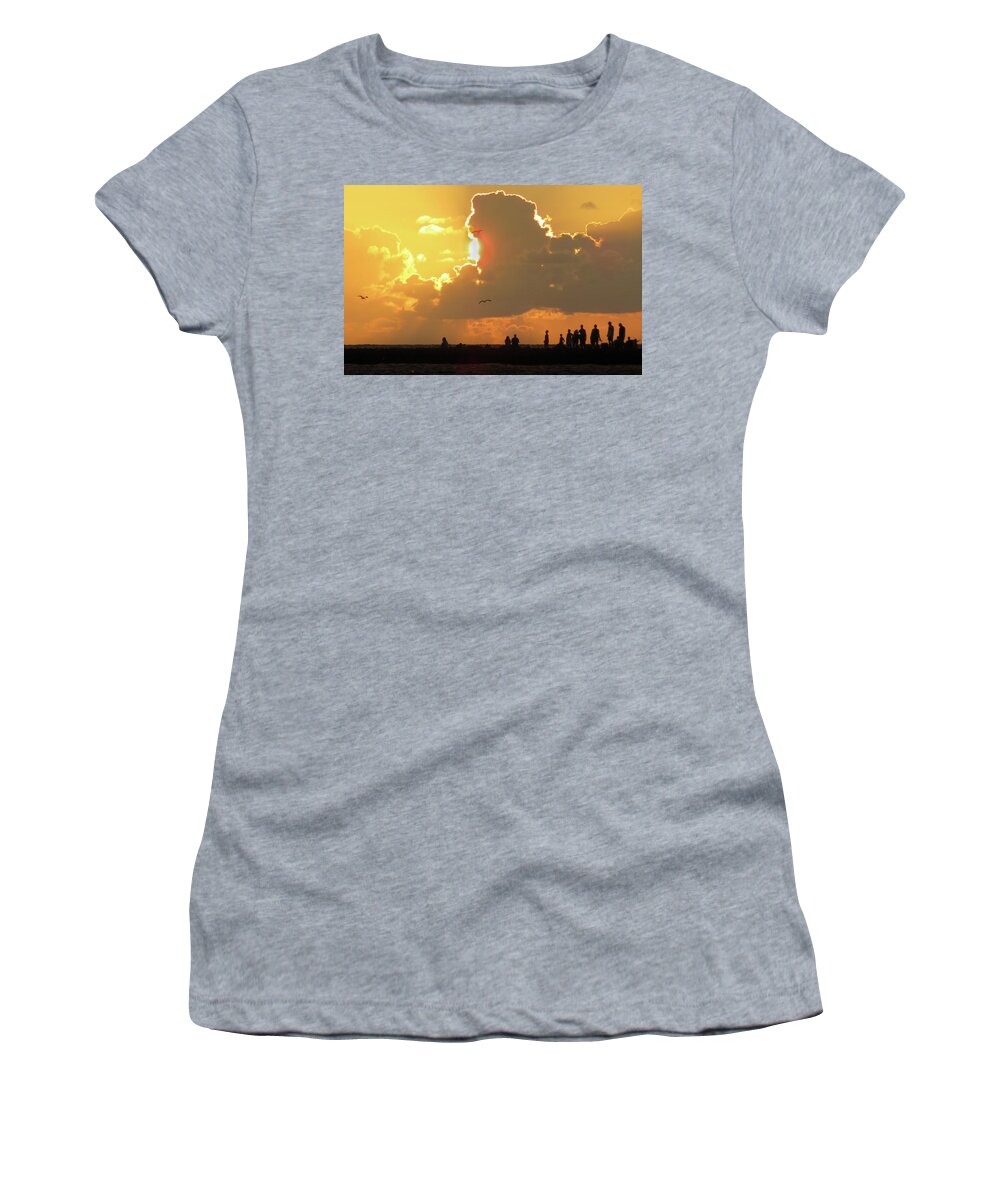 Glorious Women's T-Shirt featuring the photograph Glory Be... by Vicky Edgerly