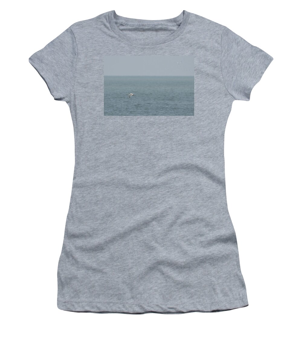 100-400mmlmk2 Women's T-Shirt featuring the photograph Going Fishing by Wendy Cooper