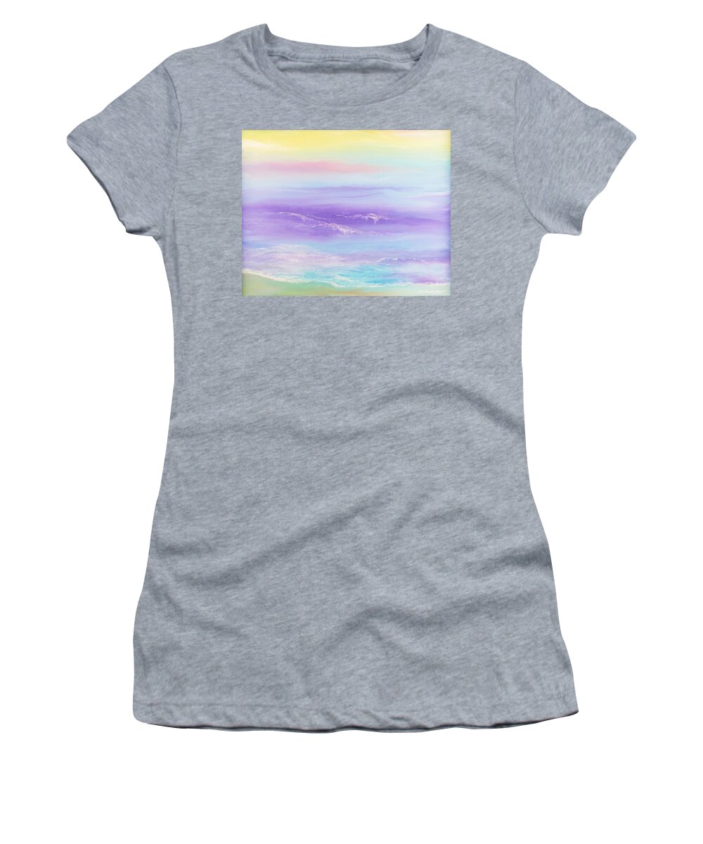 Abstract Women's T-Shirt featuring the painting Grateful by Christine Bolden