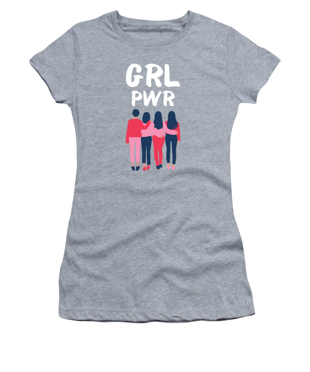 revendiquent Girl Power GIRL HOOD Feminist définition Girlhood LCR PWR T Shirt 