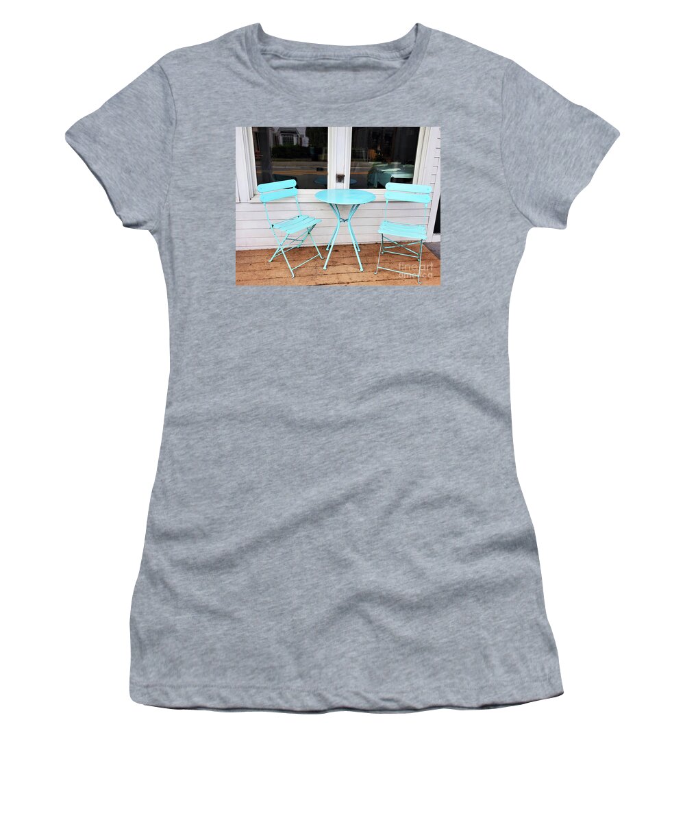 Landscape Women's T-Shirt featuring the photograph Have a Seat 3 by Sharon Williams Eng