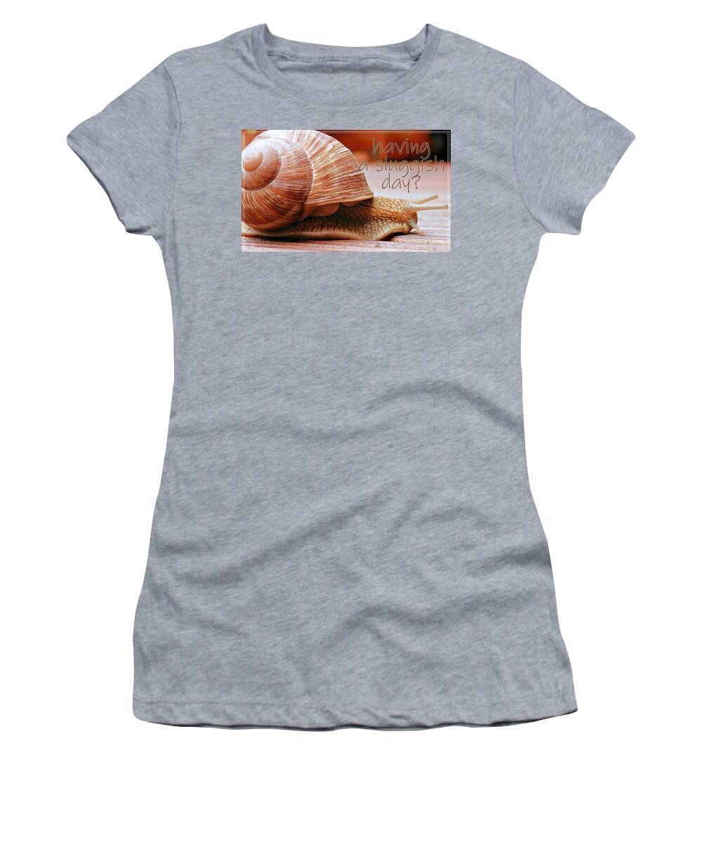 Tired Women's T-Shirt featuring the photograph Having A Sluggish Day by Claudia Zahnd-Prezioso