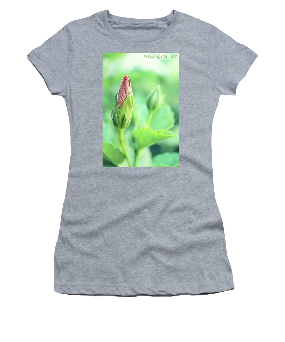 Hibiscus Flower Women's T-Shirt featuring the digital art Hibiscus 82 by Kevin Chippindall