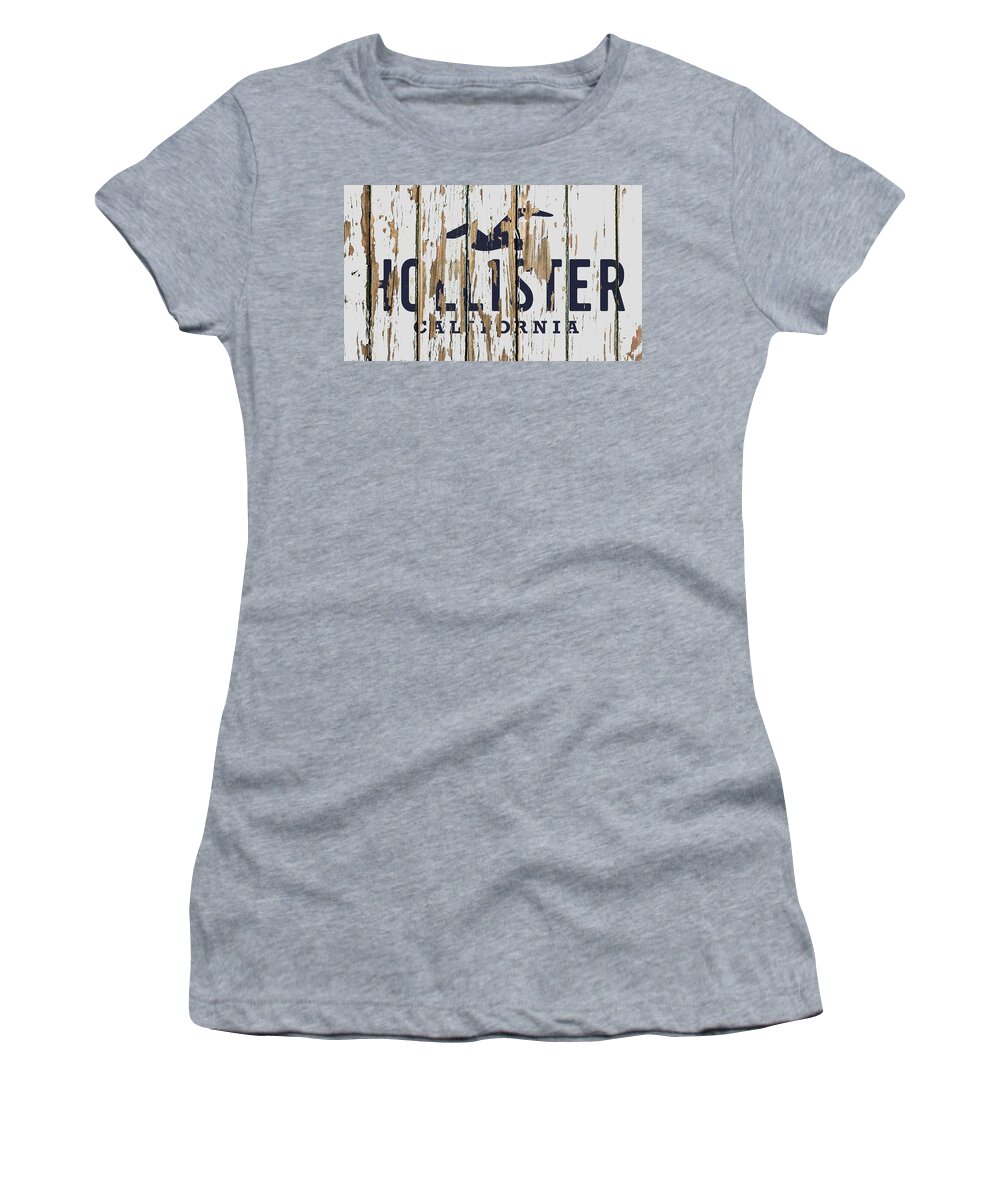 Hollister Vintage Logo on Old Wall Women's T-Shirt by Design Turnpike -  Instaprints