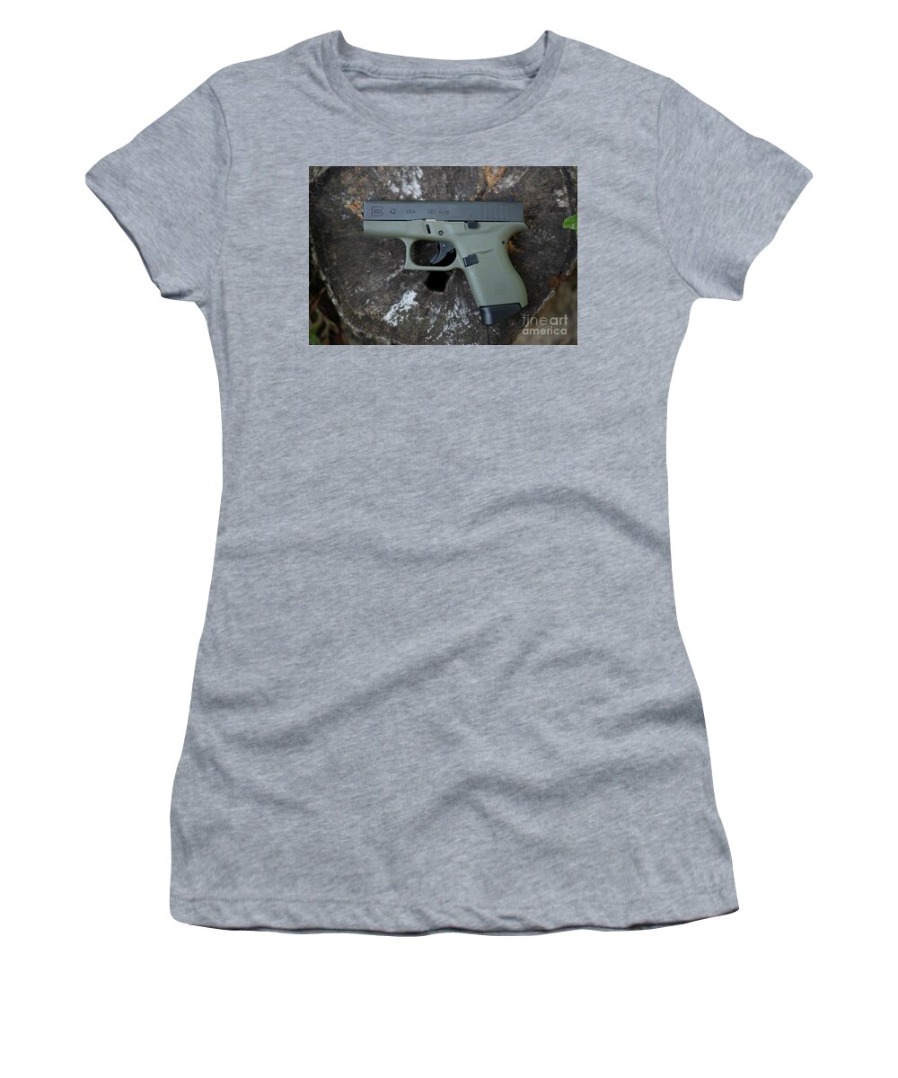 Gun Women's T-Shirt featuring the photograph Home and Personal Protection by Dale Powell