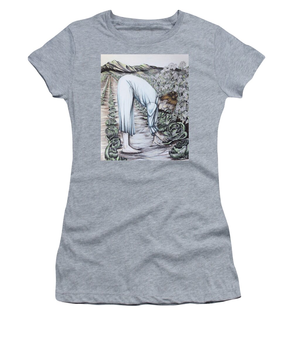 Mother Women's T-Shirt featuring the mixed media Honoring Mother by Mastiff Studios