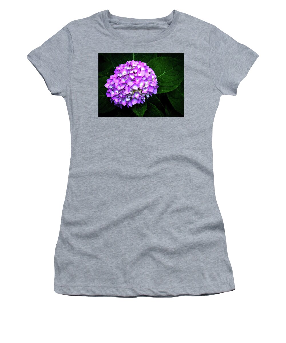 Hydrangea Women's T-Shirt featuring the photograph Hydrangea by Susie Loechler