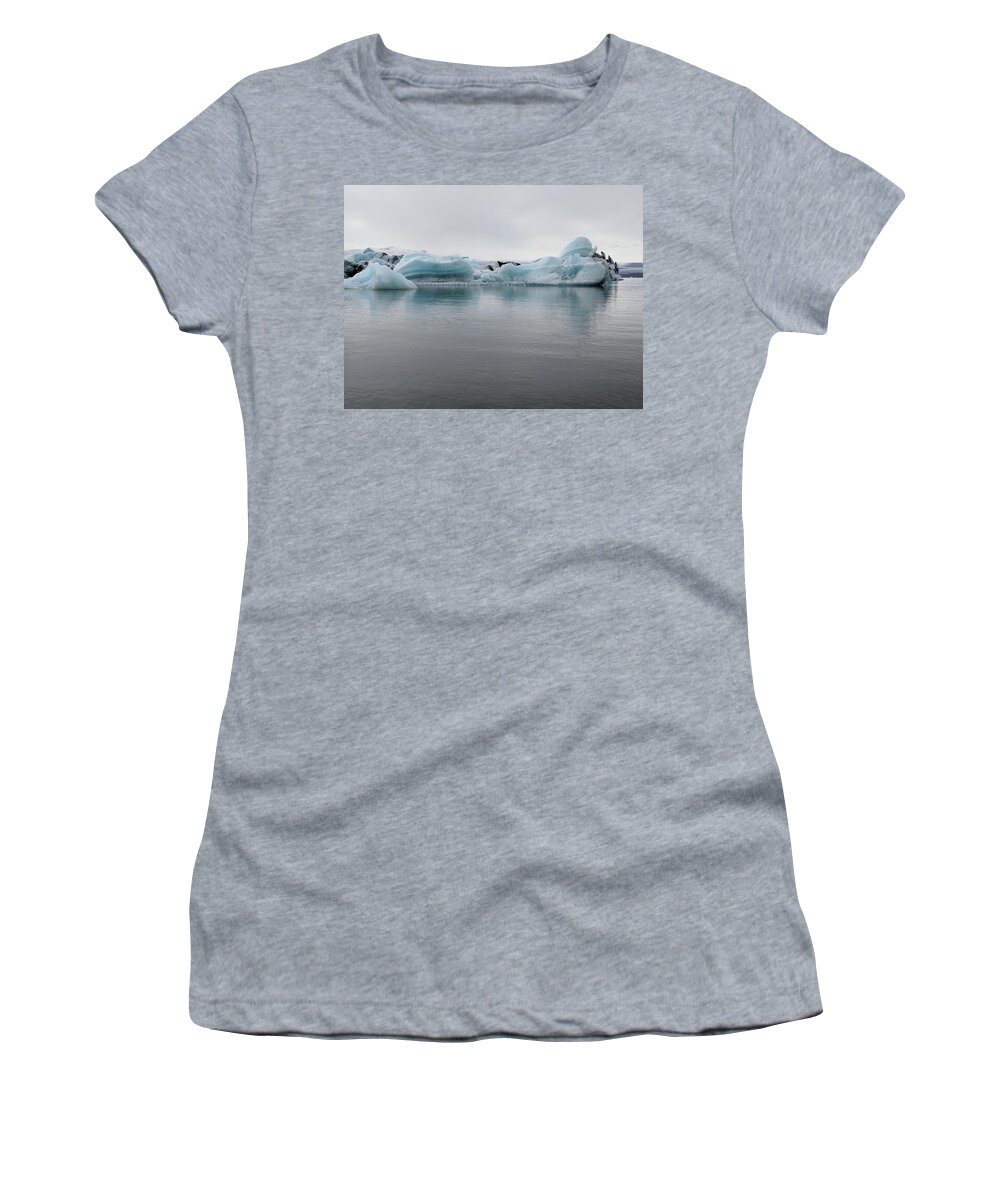 Iceland Women's T-Shirt featuring the photograph Iceland Glacier by Yvonne Jasinski