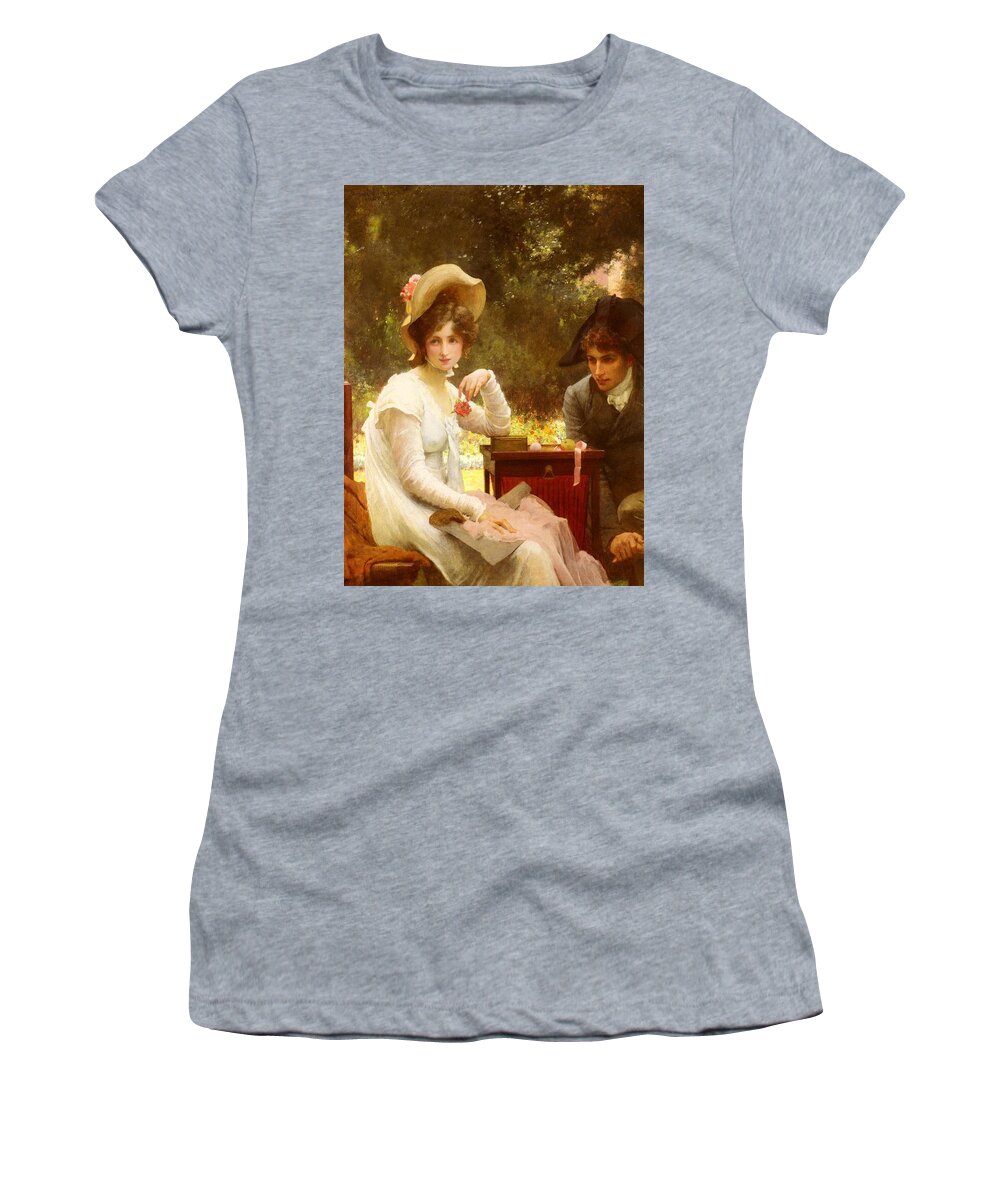 Marcus Women's T-Shirt featuring the painting In Love #1 by Marcus Stone