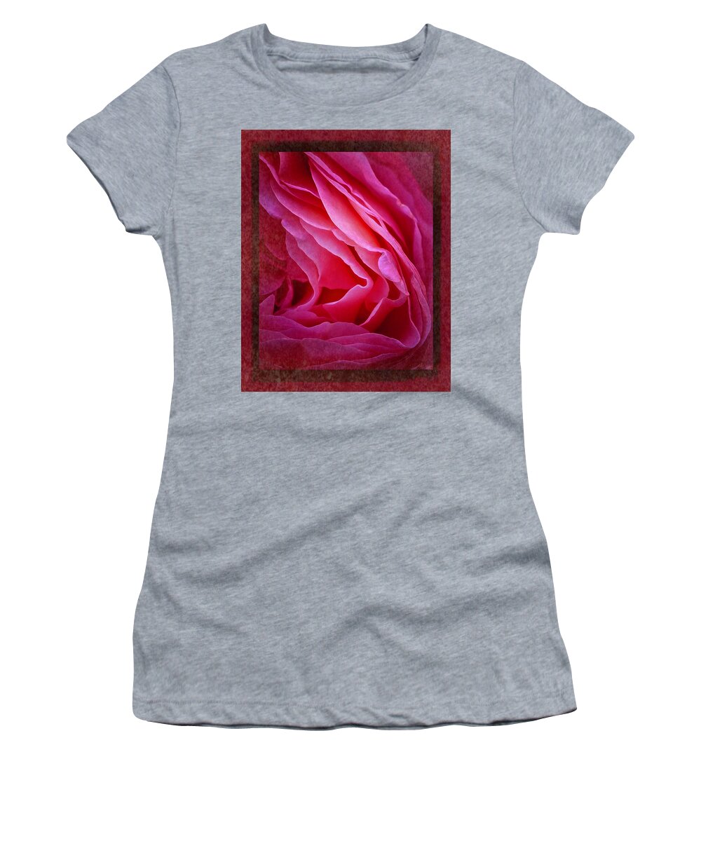 Art Women's T-Shirt featuring the photograph In the Folds by Norman Reid