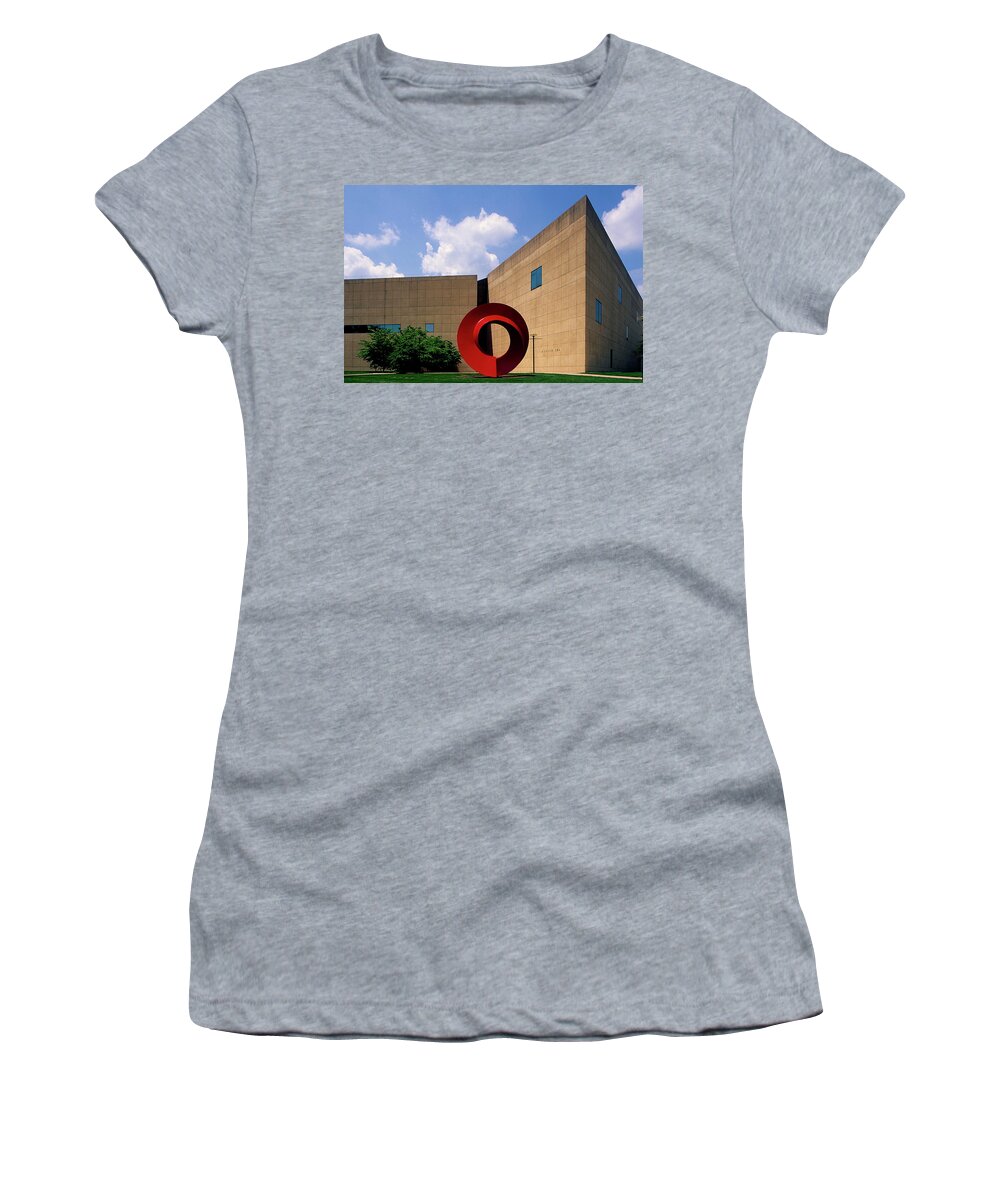  Art Museum Women's T-Shirt featuring the photograph Indiana Unversity's Art Museum, Bloomington, Indiana by Marsha Williamson Mohr