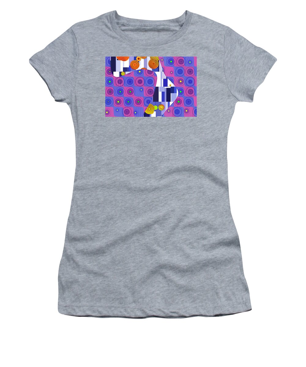 Klimt Women's T-Shirt featuring the photograph Inspired By Klimt 2 by Theresa Tahara
