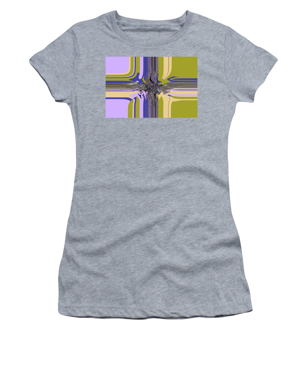 Intersection Women's T-Shirt featuring the digital art Intersection by Tom Janca