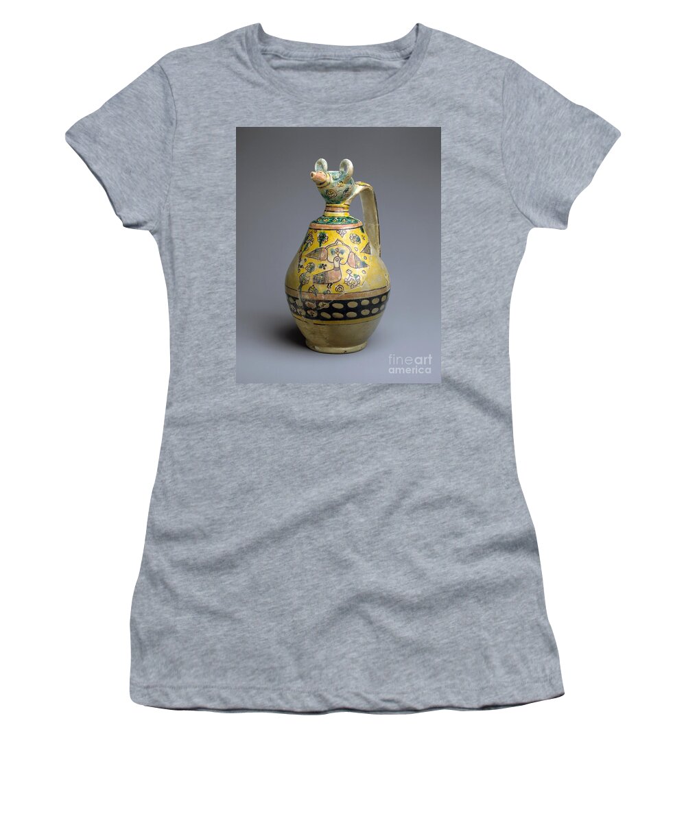 10th Century Women's T-Shirt featuring the ceramic art Iranian Pitcher by Granger