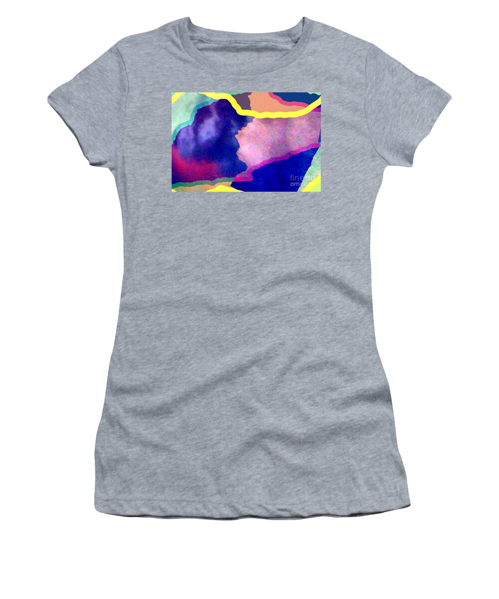Contemporary Art Women's T-Shirt featuring the digital art It Continues by Jeremiah Ray