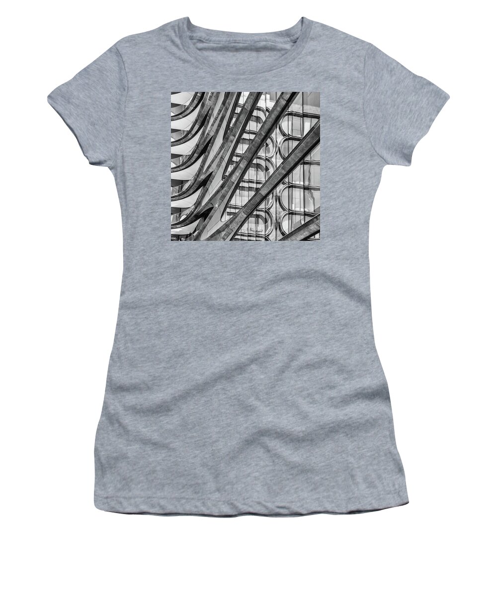 Abstract Women's T-Shirt featuring the photograph It Is Complicated by Elvira Peretsman