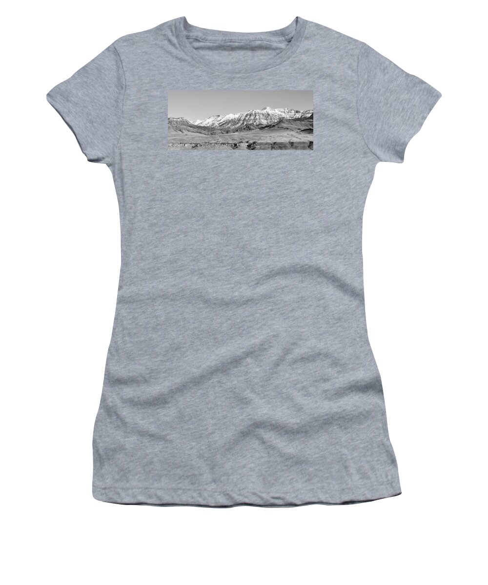 Western Art Women's T-Shirt featuring the photograph Jim Mountain by Alden White Ballard