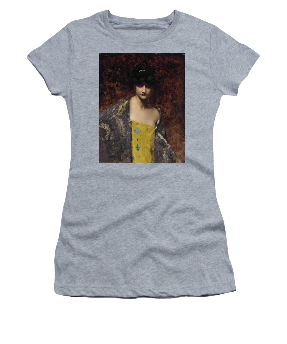 Judith Leyster Women's T-Shirt featuring the painting Judith Leyster by MotionAge Designs