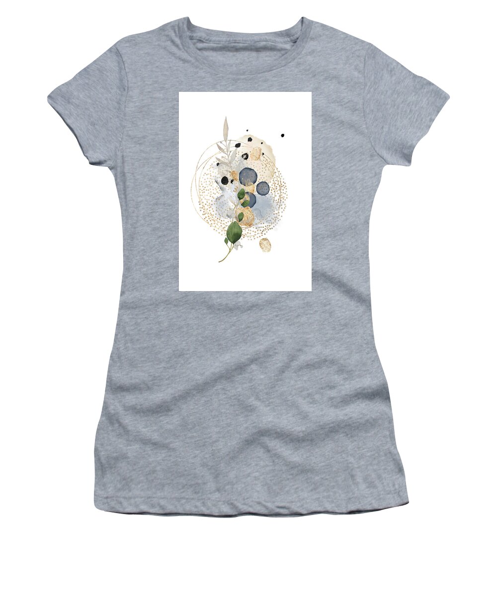 Botanical Art Women's T-Shirt featuring the digital art Kash by Fifth Avenue Art Prints