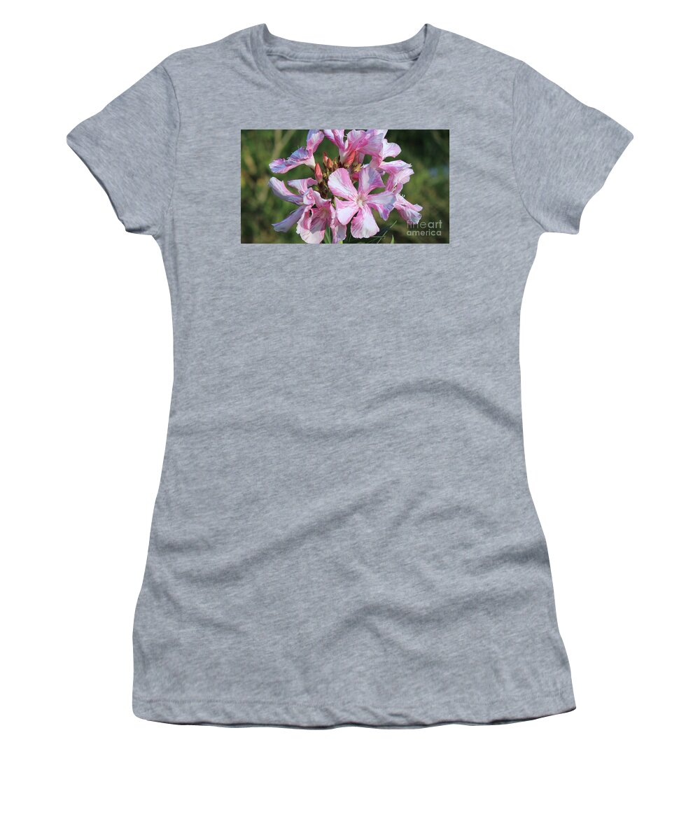 Oleander Kewpie Women's T-Shirt featuring the photograph Kewpie by Wilhelm Hufnagl