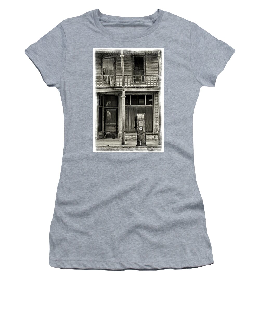 Rustic Women's T-Shirt featuring the photograph Kilmanagh Store before remodel - Kilmanagh, Michigan USA - by Edward Shotwell