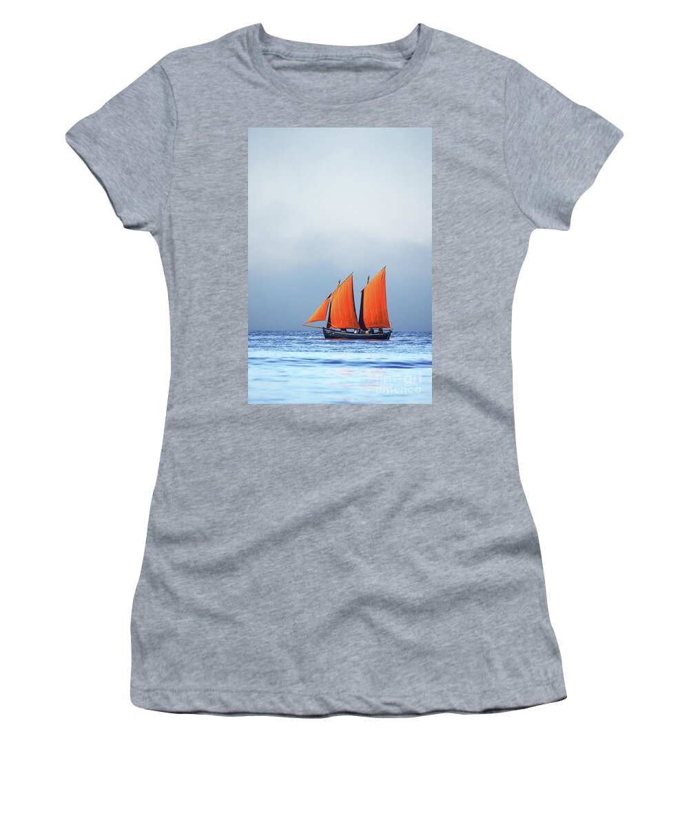 Poulligwen Women's T-Shirt featuring the photograph La Vieille dame 2001 by Frederic Bourrigaud
