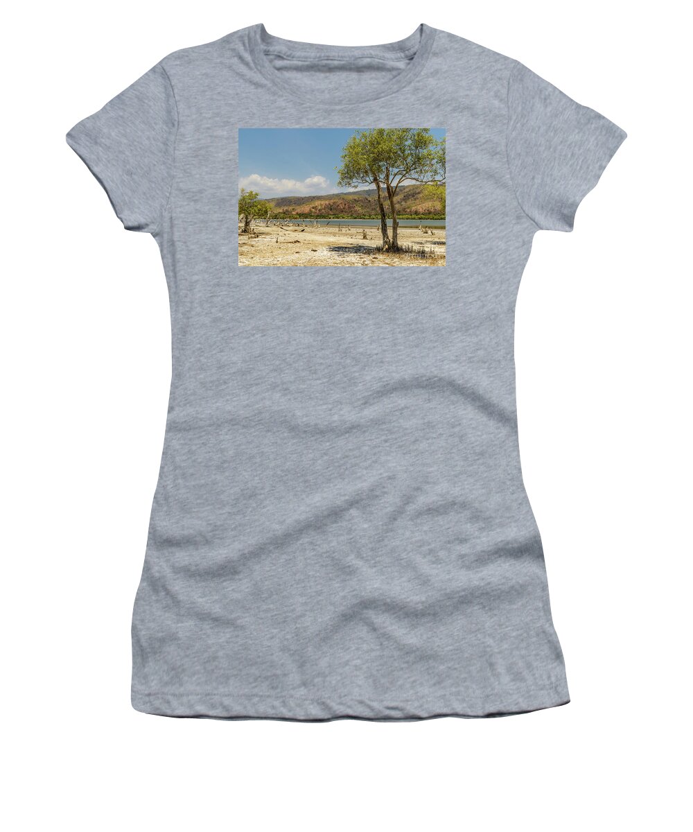 Asia Women's T-Shirt featuring the photograph Lake Sia Maubara 01 by Werner Padarin