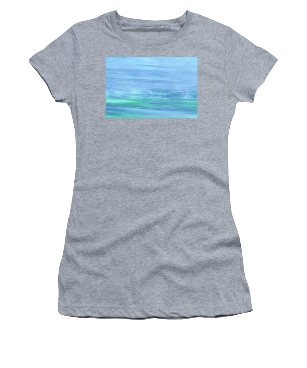 California Women's T-Shirt featuring the photograph Landwater Abstractions I by Denise Dethlefsen