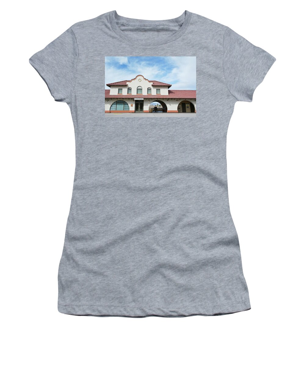 Las Vegas Women's T-Shirt featuring the photograph Las Vegas Train Depot by Kyle Hanson